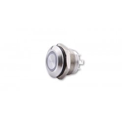 HIGHSIDER PUSH BUTTON STAINLESS STEEL WITH LED LIGHT RING IN DIFFERENT COLORS (M12), PIECES