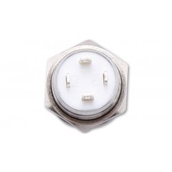 HIGHSIDER PUSH BUTTON STAINLESS STEEL WITH LED LIGHT RING IN DIFFERENT COLORS (M12), PIECES