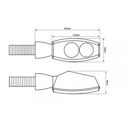 HIGHSIDER TAILLIGHT/INDICATOR LED SONIC-X1