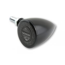 HIGHSIDER ROCKET BULLET LED TAILLIGHT/INDICATOR, BLACK
