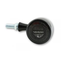 HIGHSIDER ROCKET BULLET LED TAILLIGHT/INDICATOR, BLACK