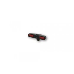 HIGHSIDER LED TAILLIGHT FLIGHT, BLACK, RED LENS