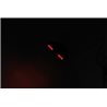HIGHSIDER LED TAILLIGHT FLIGHT, BLACK, RED LENS