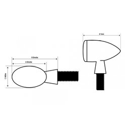 HIGHSIDER LED TAILLIGHT MICRO-BULLET