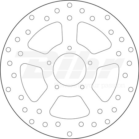MALAGUTI 125 CENTRO IE 08  - DISCO DELANTERO BREMBO