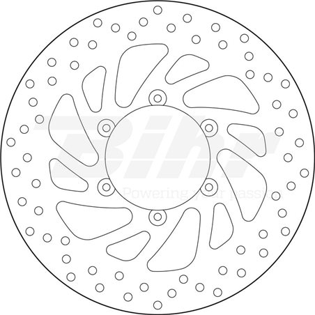MALAGUTI 250 PASSWORD 05  - DISCO DELANTERO BREMBO