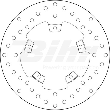 PIAGGIO 50 TYPHOON EURO 3 10' - 12' DISCO DELANTERO BREMBO
