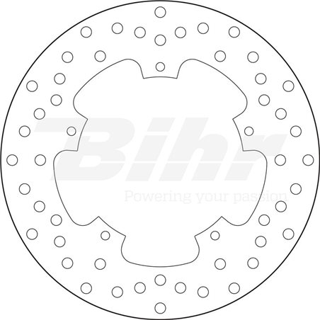 PIAGGIO 125 SUPER HEXAGON GTX 12" 01' - 03' DISCO DELANTERO BREMBO