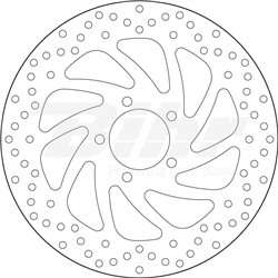 PIAGGIO 500 X10 12  - DISCO DELANTERO BREMBO