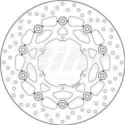BMW G 650 XCHALLENGE 07' - 09' DISCO FLOTANTE DELANTERO BREMBO