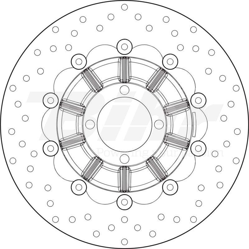 BMW R 80 81' - 95' DISCO FLOTANTE DELANTERO BREMBO BMW R 80 81' - 95' DISCO FLOTANTE DELANTERO BREMBO