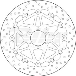 BMW S 1000 RR HP4 13  - DISCO FLOTANTE DELANTERO BREMBO