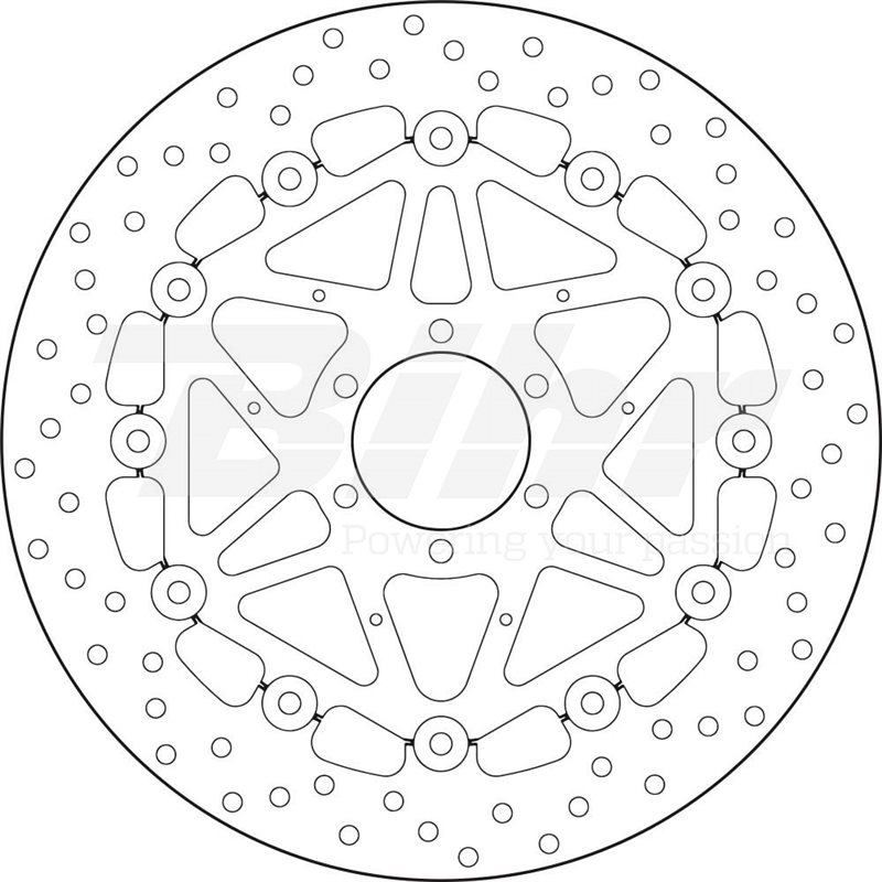 BMW S 1000 RR HP4 13  - DISCO FLOTANTE DELANTERO BREMBO