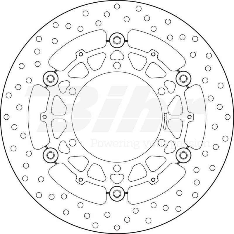 BMW K 1100 RS 93' - 99' DISCO FLOTANTE DELANTERO BREMBO BMW K 1100 RS 93' - 99' DISCO FLOTANTE DELANTERO BREMBO
