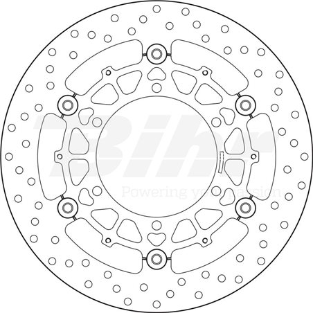 BMW K 1100 RS 93' - 99' DISCO FLOTANTE DELANTERO BREMBO