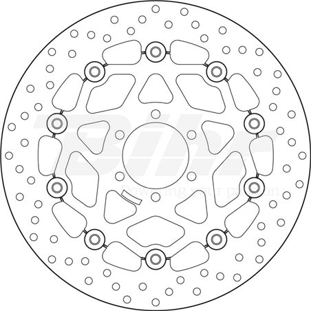 DUCATI MONSTER 620 I.E. 05' - 06' DISCO FLOTANTE DELANTERO BREMBO