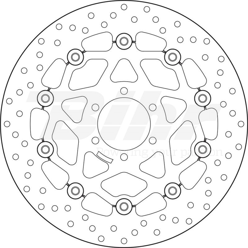 DUCATI MULTISTRADA 620 (BIDISCO) 04  - DISCO FLOTANTE DELANTERO BREMBO