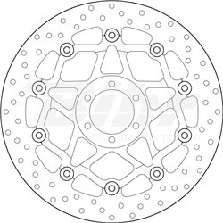 DUCATI MONSTER 696 ABS 13  - DISCO FLOTANTE DELANTERO BREMBO