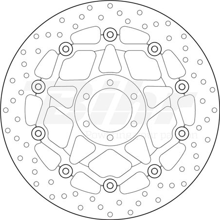 DUCATI MONSTER 795 ABS 13  - DISCO FLOTANTE DELANTERO BREMBO