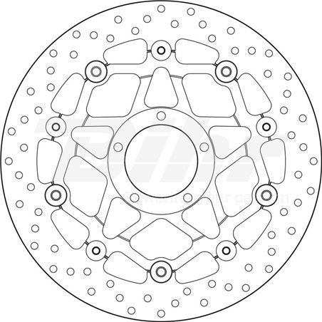 DUCATI 848 STREETFIGHTER S 12  - DISCO FLOTANTE DELANTERO BREMBO
