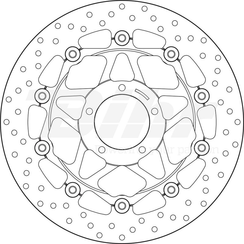 DUCATI 999 R 03' - 07' DISCO FLOTANTE DELANTERO BREMBO DUCATI 999 R 03' - 07' DISCO FLOTANTE DELANTERO BREMBO