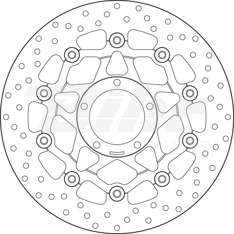 DUCATI 1100 HYPERMOTARD EVO SP 10' - 12' DISCO FLOTANTE DELANTERO BREMBO