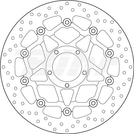 DUCATI 1200 MULTISTRADA S D-AIR 15  - DISCO FLOTANTE DELANTERO BREMBO
