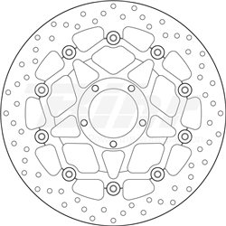 DUCATI 1200 MULTISTRADA S PIKES  16  - DISCO FLOTANTE DELANTERO BREMBO