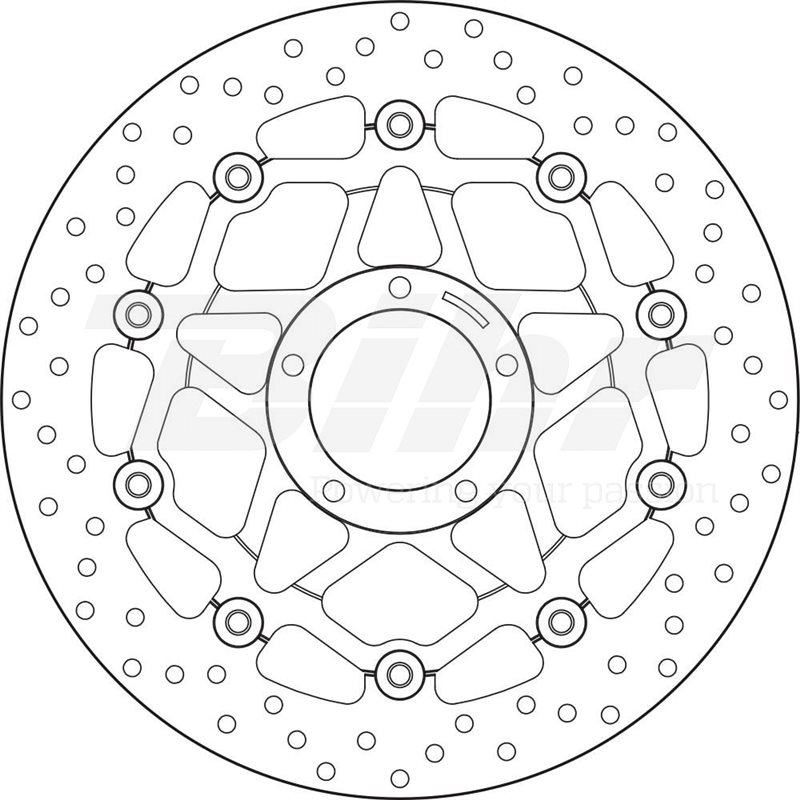DUCATI 1262 XDIAVEL S 16 - DISCO FLOTANTE DELANTERO BREMBO DUCATI 1262 XDIAVEL S 16 - DISCO FLOTANTE DELANTERO BREMBO