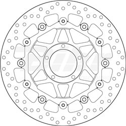DUCATI 1299 PANIGALE R 15  - DISCO FLOTANTE DELANTERO BREMBO