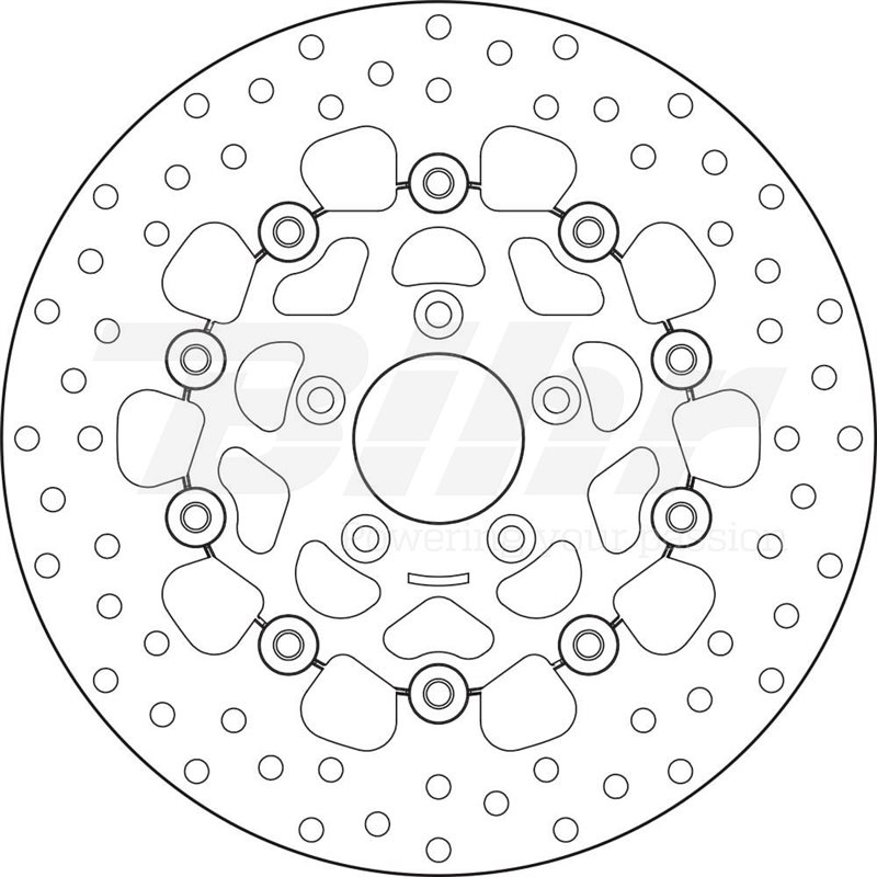 HARLEY DAVIDSON 1450 FXSTB/I NIGHT TRAIN 00' - 07' DISCO FLOTANTE DELANTERO BREMBO HARLEY DAVIDSON 1450 FXSTB/I NIGHT TRAIN 00' - 07' DISCO FLOTANTE DELANTERO BREMBO