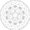 HARLEY DAVIDSON 1584 FXSTB NIGHT TRAIN 08' - 10' DISCO FLOTANTE DELANTERO BREMBO