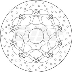 HONDA 400 CB FOUR 97  - DISCO FLOTANTE DELANTERO BREMBO