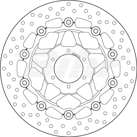 HONDA 400 CB FOUR 97  - DISCO FLOTANTE DELANTERO BREMBO