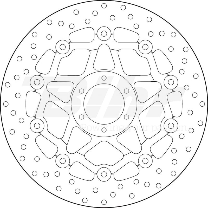 HONDA 400 CB V-TECH 11 - DISCO FLOTANTE DELANTERO BREMBO HONDA 400 CB V-TECH 11 - DISCO FLOTANTE DELANTERO BREMBO