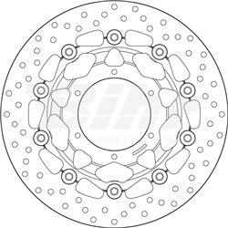 HONDA 600 CBR F 11  - DISCO FLOTANTE DELANTERO BREMBO