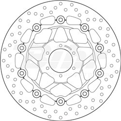 HONDA 600 HORNET 00' - 06' DISCO FLOTANTE DELANTERO BREMBO