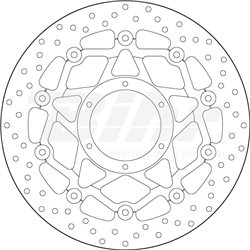 HONDA 900 CBR RR 00' - 03' DISCO FLOTANTE DELANTERO BREMBO
