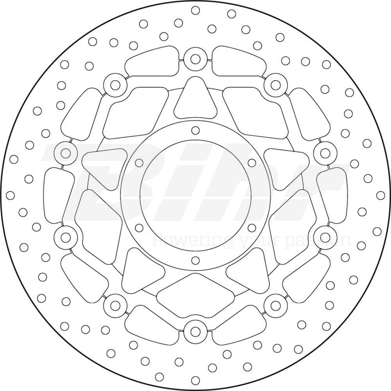 HONDA 900 CBR RR 00' - 03' DISCO FLOTANTE DELANTERO BREMBO