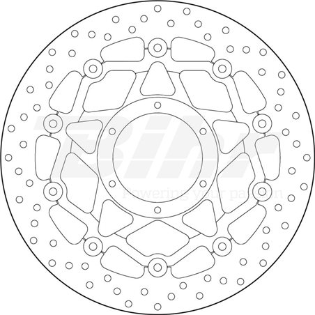 HONDA 900 CBR RR 00' - 03' DISCO FLOTANTE DELANTERO BREMBO