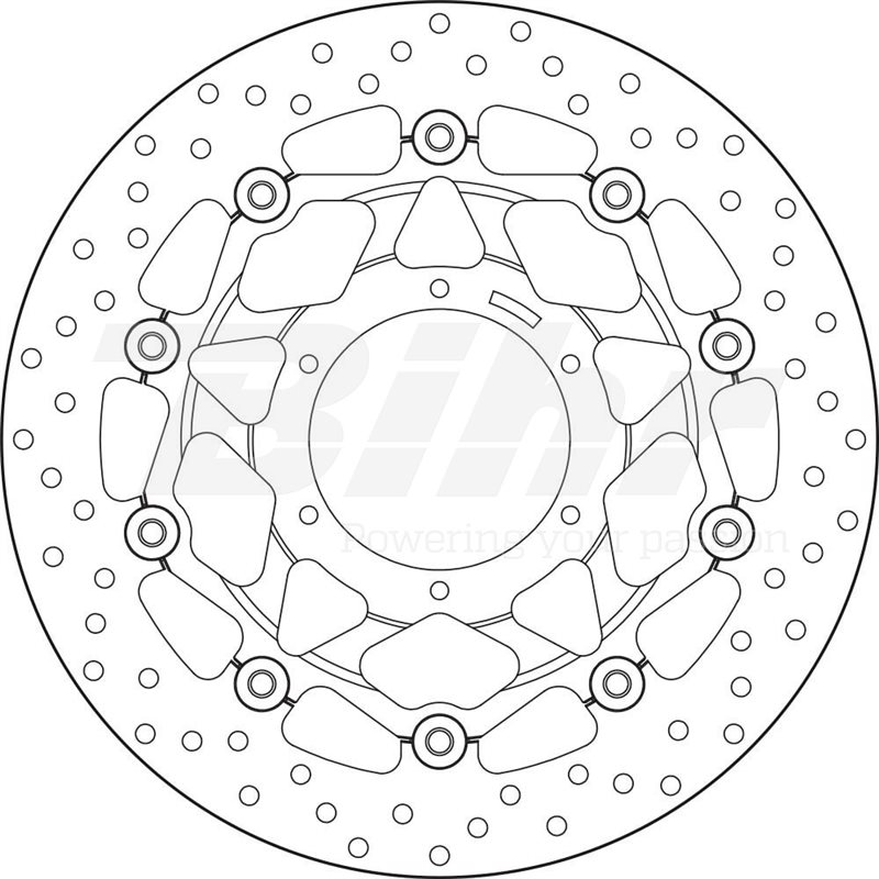 HONDA 1000 CBR RR SP2 17 - DISCO FLOTANTE DELANTERO BREMBO HONDA 1000 CBR RR SP2 17 - DISCO FLOTANTE DELANTERO BREMBO