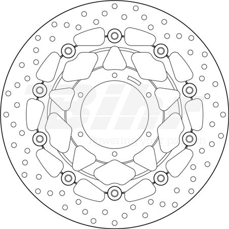 HONDA 1000 CBR RR SP2 17  - DISCO FLOTANTE DELANTERO BREMBO