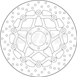 HONDA 1000 VTR F 97' - 07' DISCO FLOTANTE DELANTERO BREMBO