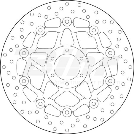 HONDA 1000 VTR F 97' - 07' DISCO FLOTANTE DELANTERO BREMBO