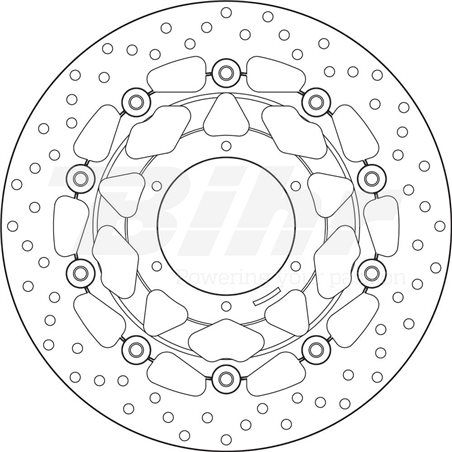 HONDA 1300 CB 03' - 08' DISCO FLOTANTE DELANTERO BREMBO
