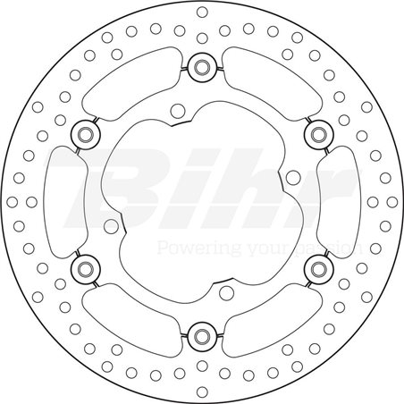 KAWASAKI 250 KX F 14  - DISCO FLOTANTE DELANTERO BREMBO