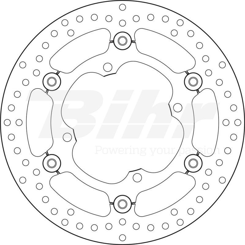 KAWASAKI 250 KX F 17 - DISCO FLOTANTE DELANTERO BREMBO KAWASAKI 250 KX F 17 - DISCO FLOTANTE DELANTERO BREMBO