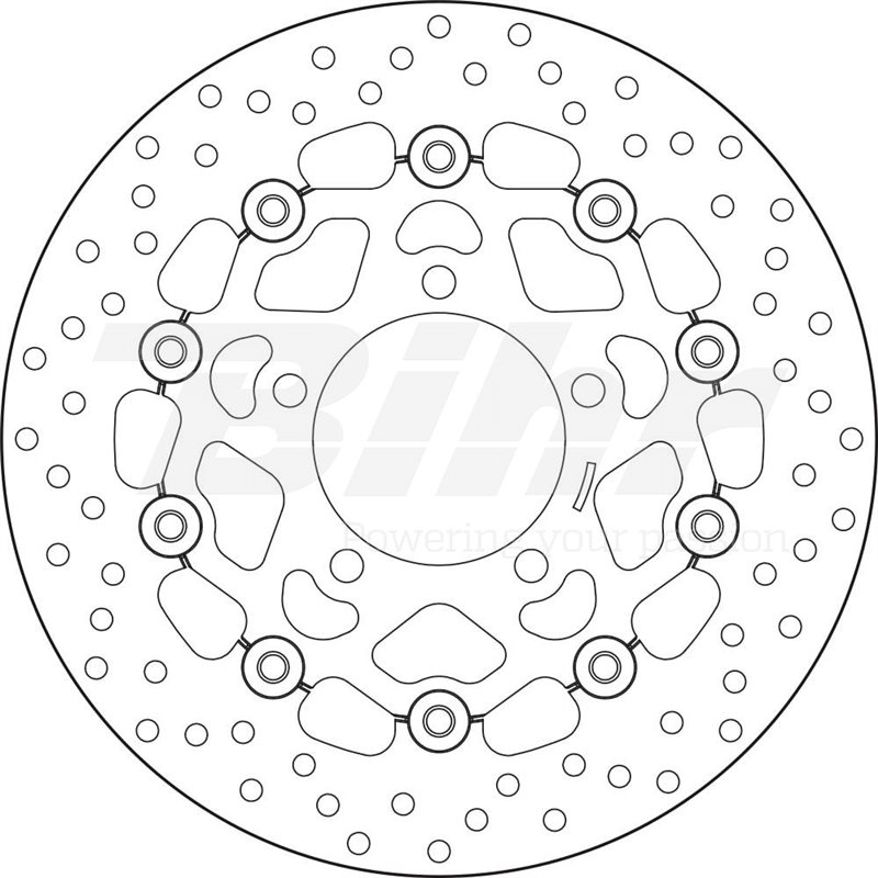 KAWASAKI 600 ZX-6RR 03' - 04' DISCO FLOTANTE DELANTERO BREMBO