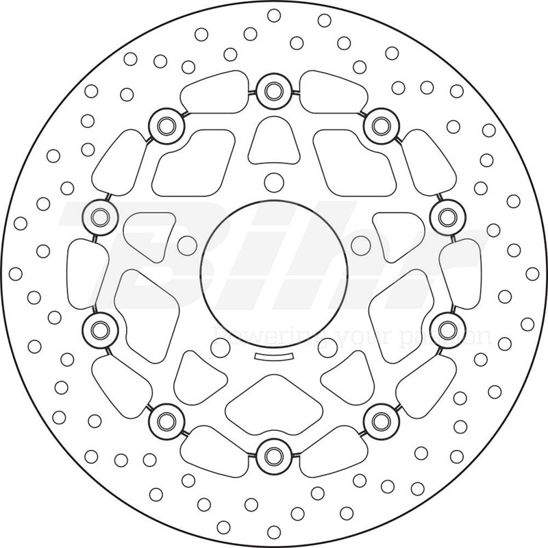 KAWASAKI 1000 Z1000 ABS 07 - DISCO FLOTANTE DELANTERO BREMBO KAWASAKI 1000 Z1000 ABS 07 - DISCO FLOTANTE DELANTERO BREMBO