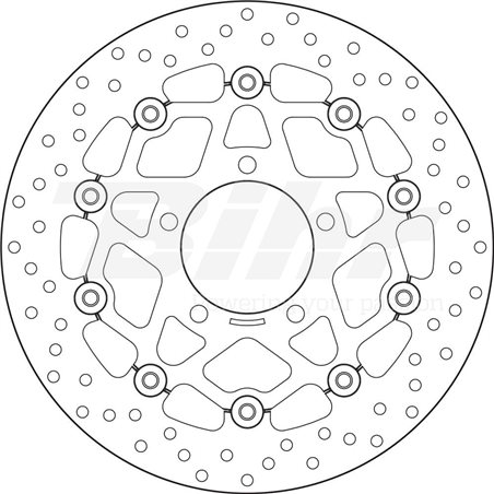 KAWASAKI 1000 Z1000 ABS 07  - DISCO FLOTANTE DELANTERO BREMBO